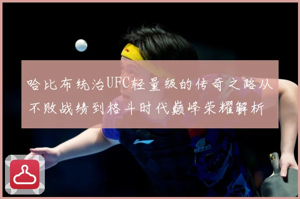 哈比布统治UFC轻量级的传奇之路从不败战绩到格斗时代巅峰荣耀解析：最新赛事动态与深度分析